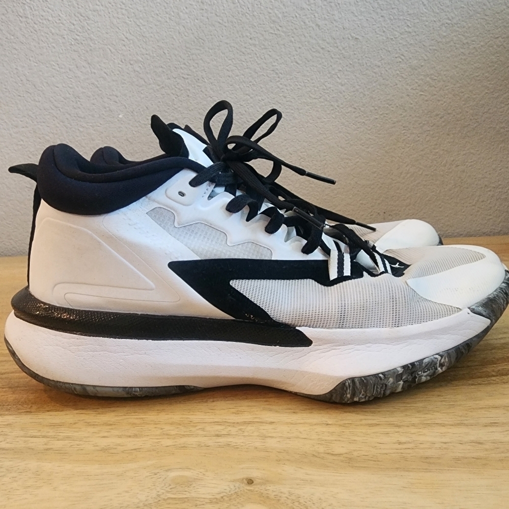 Nike Mens Air Jordan Zion Williamson 1 TB Shoes DC4208-100 White Black Size 13